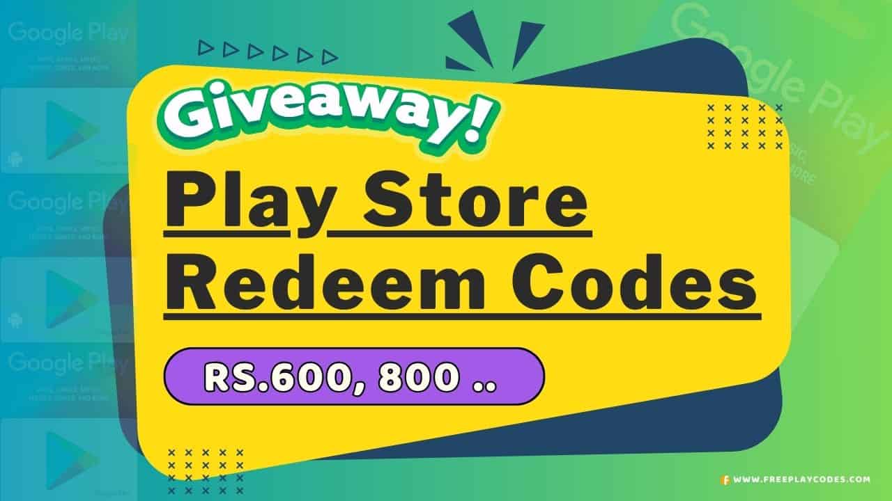 Play Store Free Redeem Code Google Play Store Free Redeem Code Today
