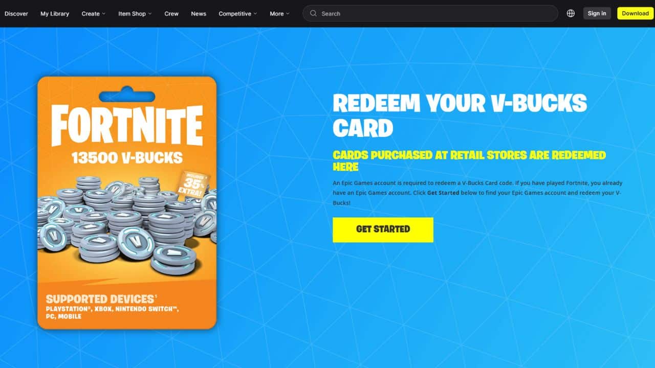 Free Fortnite Redeem Codes
