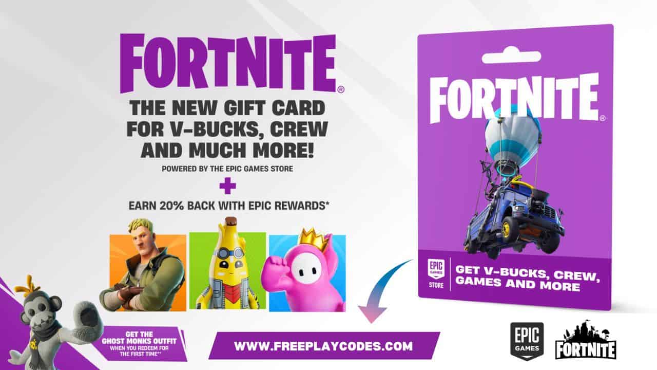 Free Fortnite Redeem Codes