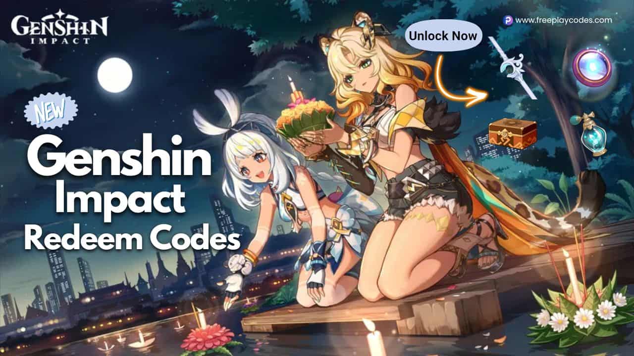 Genshin Impact Redeem Codes